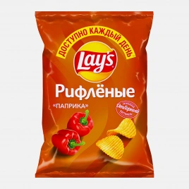 Чипсы рифленые Паприка Lays 70г