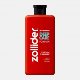 Шампунь Глубокое очищение волос и кожи головы Deep Care Zollider 370мл
