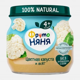 Пюре из цветной капусты с 4 месяцев Фрутоняня 80г