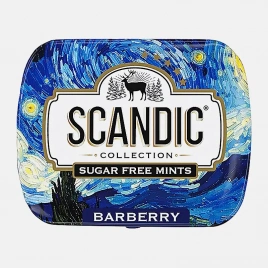 Конфеты освежающие без сахара барбарис Scandic 14г