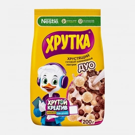 Шарики шоколадные для завтрака Хрутка Duo 200г