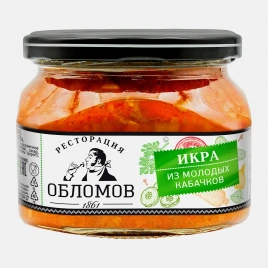 Икра из молодых кабачков Ресторация Обломов 320г