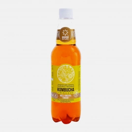 Напиток Kombucha Immuno натуральный природного брожения Мед-имбирь-лимон 555мл