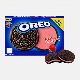 Печенье с клубничной начинкой Oreo 228г
