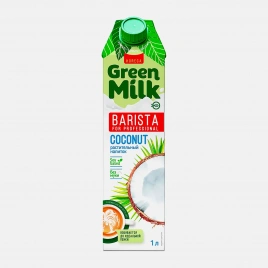Напиток соевый кокос Green Milk Barista 2% 1л