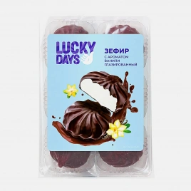 Зефир Lucky Days Ваниль в глазури 175г