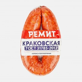 Колбаса Ремит Краковская полукопченая 350г