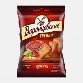 Сухарики-гренки Воронцовские Аджика 60г
