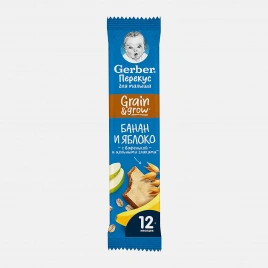 Батончик фруктовый Яблоко-банан Gerber 25г
