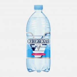 Вода Сенежская питьевая газированная 1л