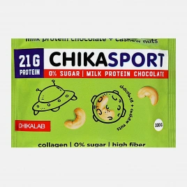 Шоколад молочный c кешью Chikalab 100г