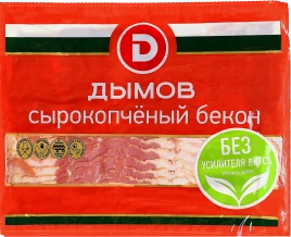 Бекон Дымов Сырокопченый нарезка 500г