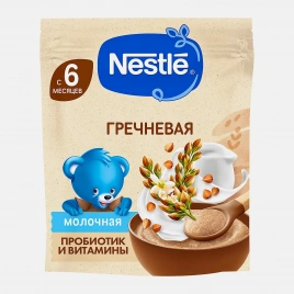 Каша Nestle Молочная Гречневая с курагой 200г