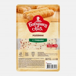Роллини из теста фило с грибами Бабушка Аня 400г