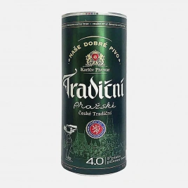Светлое пиво Prazske Pilsner Tradicni 4% 500мл
