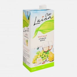 Вино Luisa Ciao Мускат белое сладкое 12% 1л