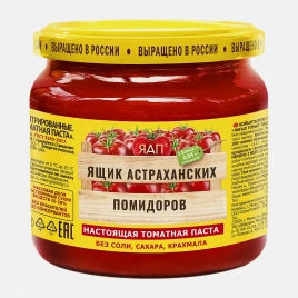 Томатная паста Ящик астраханских помидоров 370г