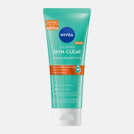 Очищающий гель для умывания Derma Skin NIVEA 90мл
