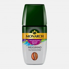 Растворимый кофе с добавлением молотого Милиграно Monarch 160г