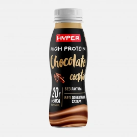 Коктейль молочный безлактозный шоколад Hyper 0.5% 250г