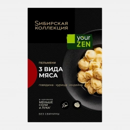 Пельмени Sибирская коллекция 3 вида мяса 500г