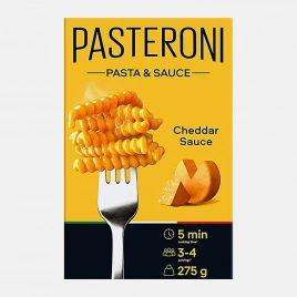 Макароны Джирандоле №124 с соусом чеддер Pasteroni 275г
