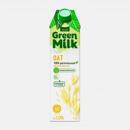 Напиток овсяный Green Milk 1л