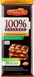 Тёмный шоколад с целым миндалем Бабаевский 180г