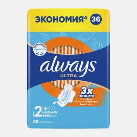 Прокладки Normal Ultra Always 36шт
