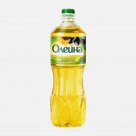 Масло подсолнечное Олейна с добавлением оливкового масла 1л