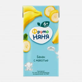 Нектар Банан с мякотью с 6 месяцев Фрутоняня 200мл