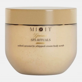 Скраб для тела Gourmet соленая карамель и сливки Mixit 300г