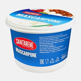 Сыр Santabene Mascarpone 80% 500г