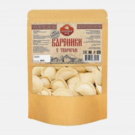 Вареники Вкусный пир с творогом 800г