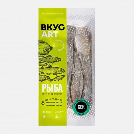 Хек без головы и хвоста замороженный Вкусарт 600г