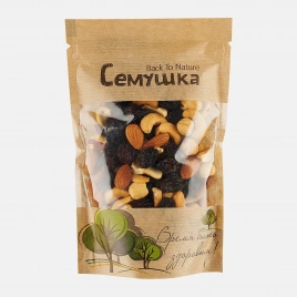 Смесь Семушка орехи жареные и изюм 150г