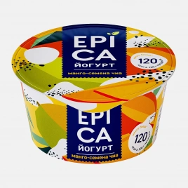 Йогурт Epica Манго семена чиа 5% 130г