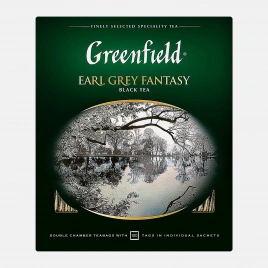 Чай черный Greenfield Earl Grey Fantasy 100пак
