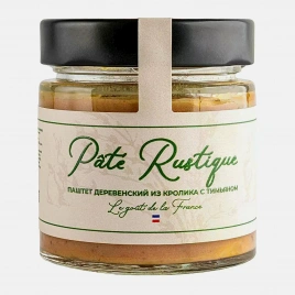 Паштет деревенский из кролика с тимьяном Pate Rustigue 160г