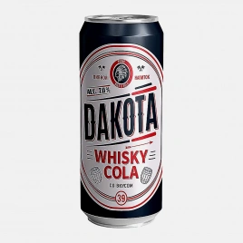 Пивной напиток со вкусом виски и колы Dakota 7% 430мл