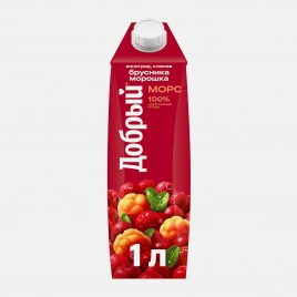 Морс Добрый Брусника Морошка 1л