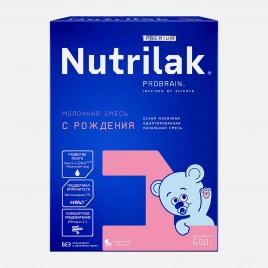 Смесь молочная Nutrilak Premium 1 с рождения 600г
