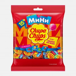 Карамель Chupa Chups Mini ассорти вкусов 90г