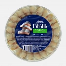 Сельдь Северная гавань филе-кусочки в масле 150г