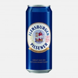 Пиво Flensburger Pilsener светлое пастеризованное 4.8% 500мл