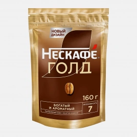Кофе растворимый Нескафеголд 160г