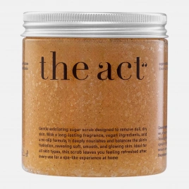 Скраб для тела The Act сахарный Кокосовое печенье 280г