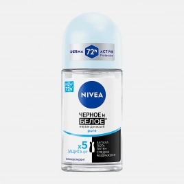 Антиперспирант Невидимая защита для черного и белого Pure NIVEA 50мл