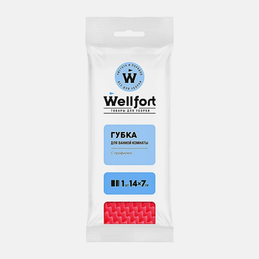 Губка для мытья ванной Wellfort с профилем фото 1
