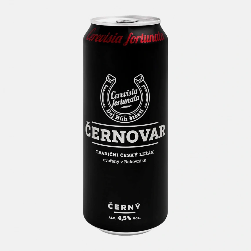 Пиво Cernovar Cerne темное фильтрованное 4.5% 500мл фото 1